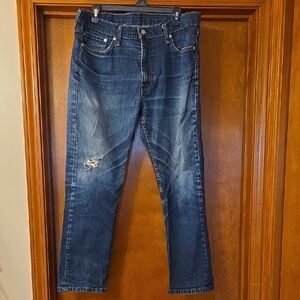 Levi's Dark Blue Straight Jeans